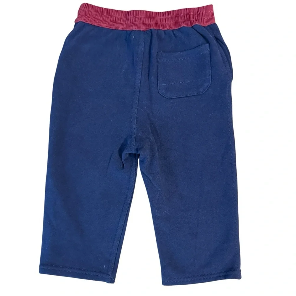 Ralph Lauren Baby Navy Jogger Pants 12 Months - Picture 2 of 5